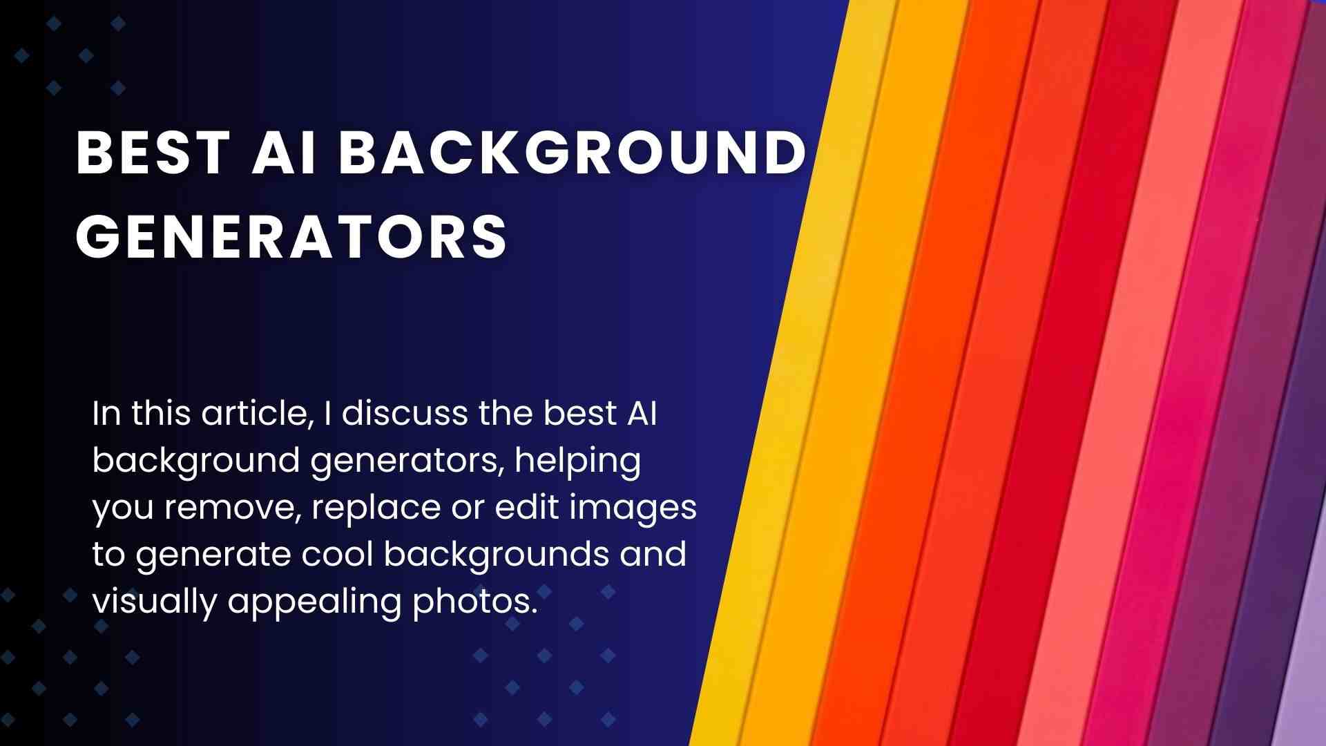 Featured Image-Best AI Background Generators