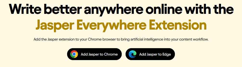 Jasper Chrome extension