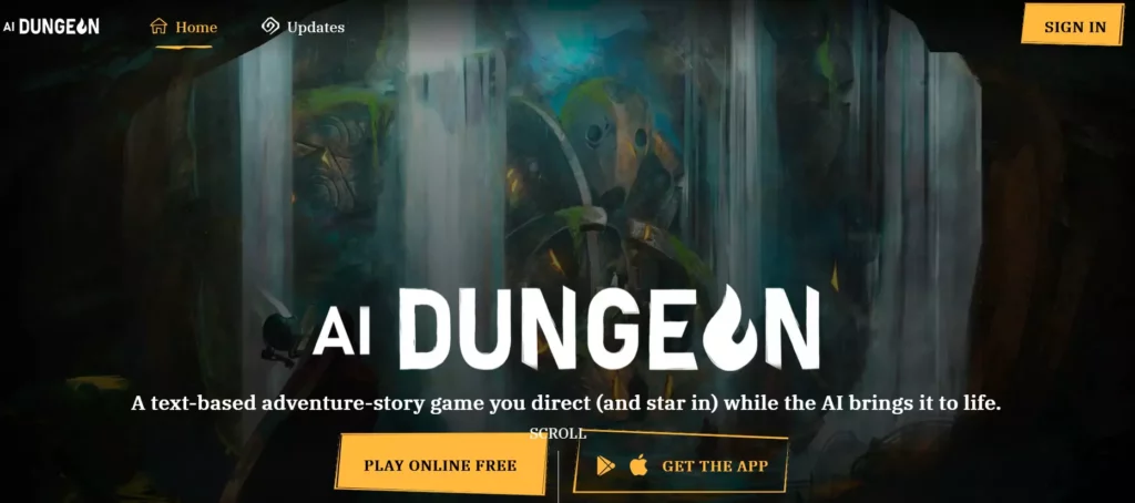 ai-dungeon-home-page