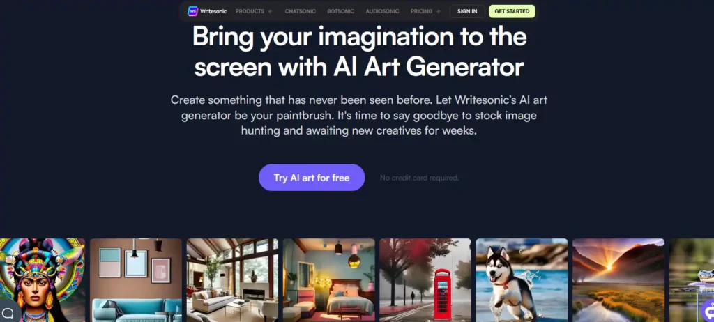 Writesonic AI Art Generator