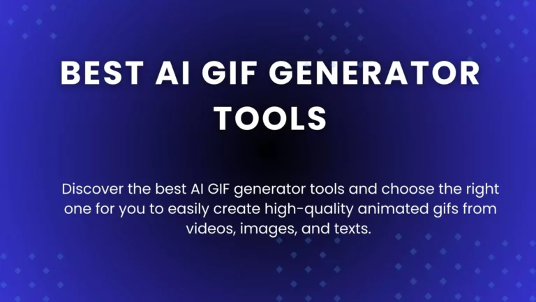 12 Best AI GIF Generator Tools in 2024: Top Picks