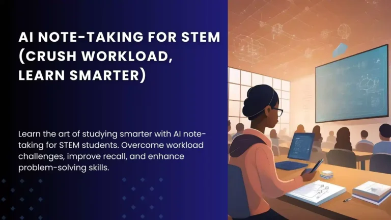 AI Note-Taking for STEM Students: Crush Workload, Learn Smarter